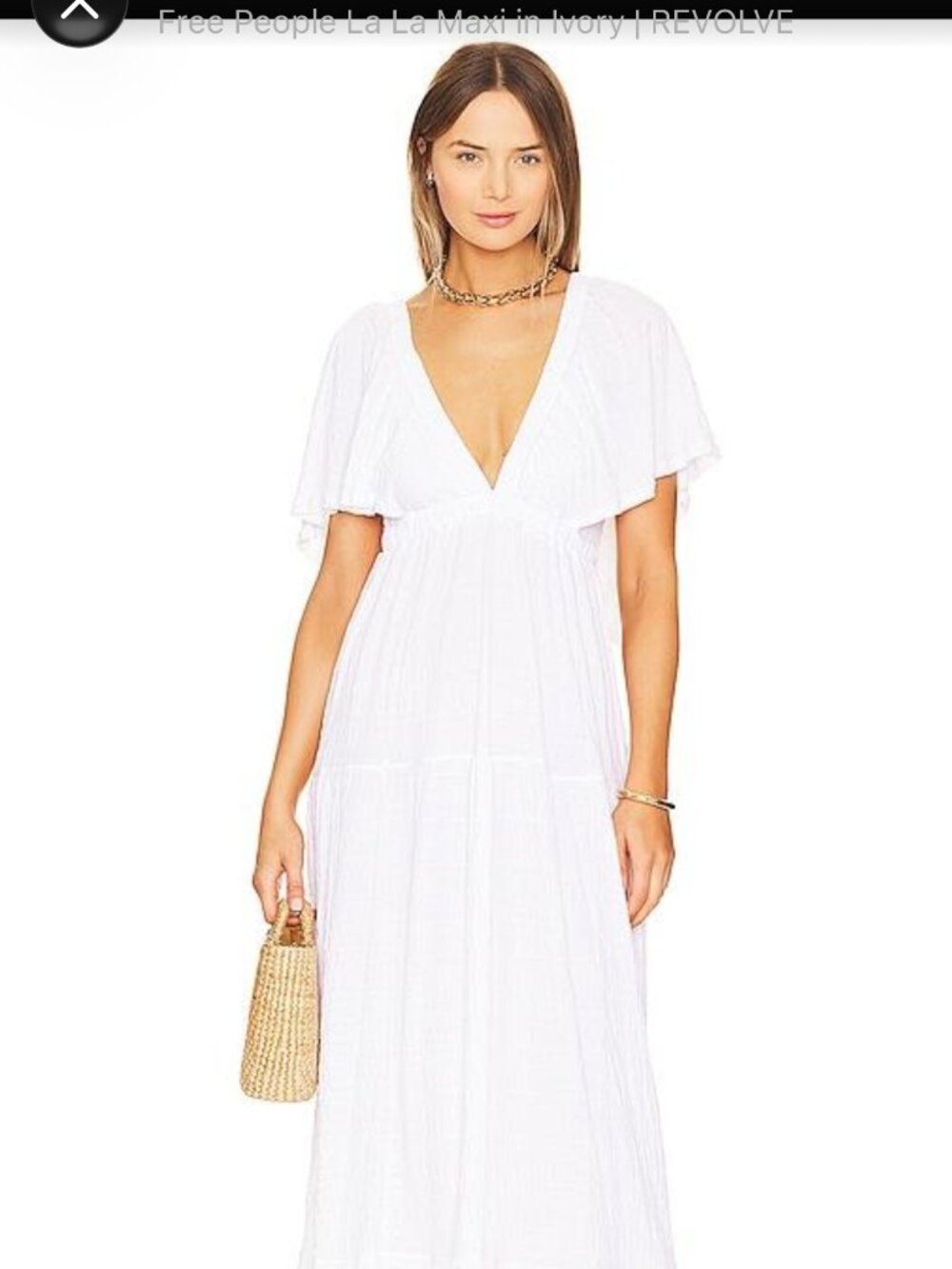 Free people La La Maxi Dress XL